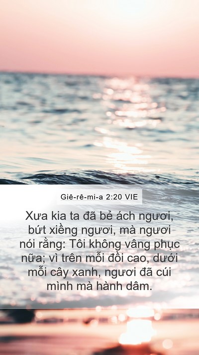 Giê-rê-mi-a 2:20 VIE Bible Verse Image
