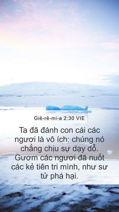 Giê-rê-mi-a 2:30 VIE Bible Verse Image