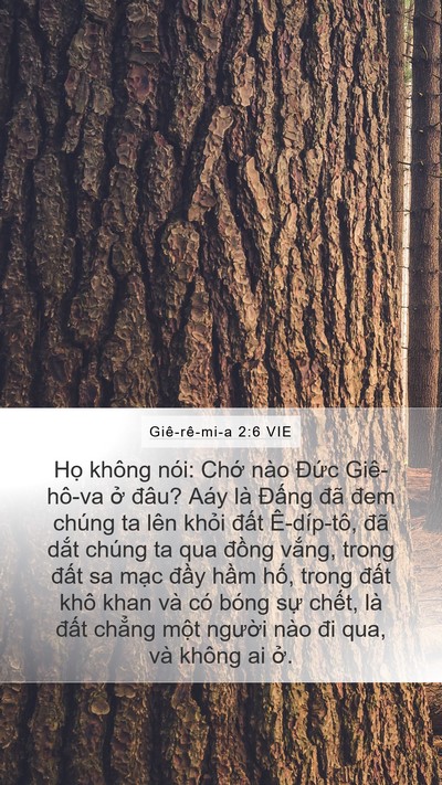 Giê-rê-mi-a 2:6 VIE Bible Verse Image