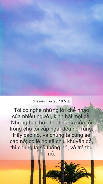 Giê-rê-mi-a 20:10 VIE Bible Verse Image