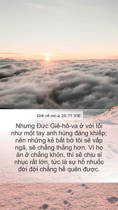 Giê-rê-mi-a 20:11 VIE Bible Verse Image