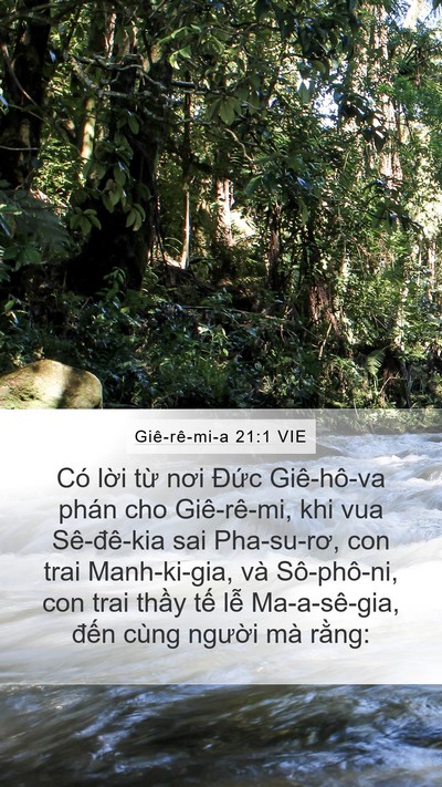 Giê-rê-mi-a 21:1 VIE Bible Verse Image