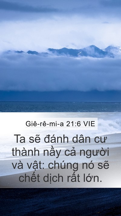 Giê-rê-mi-a 21:6 VIE Bible Verse Image