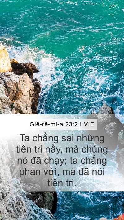 Giê-rê-mi-a 23:21 VIE Bible Verse Image