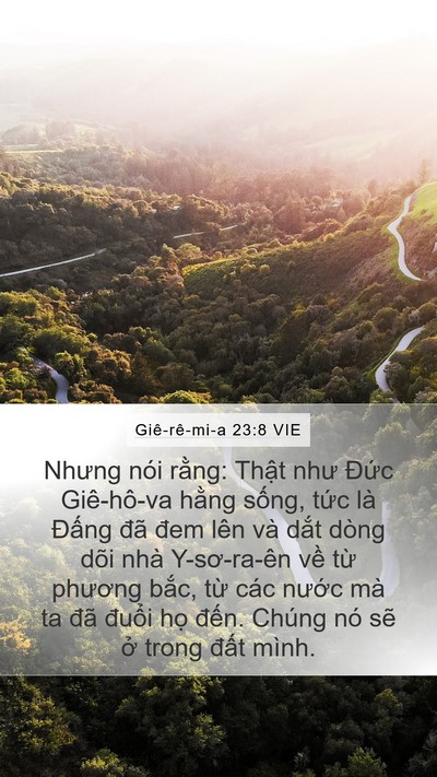Giê-rê-mi-a 23:8 VIE Bible Verse Image
