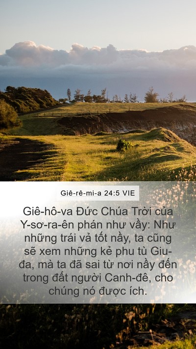 Giê-rê-mi-a 24:5 VIE Bible Verse Image