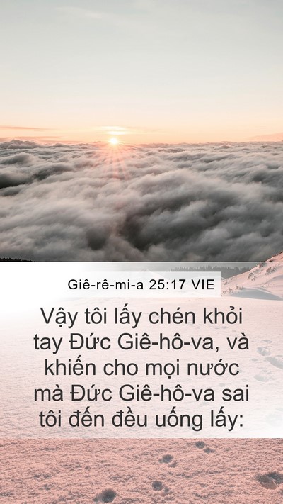 Giê-rê-mi-a 25:17 VIE Bible Verse Image