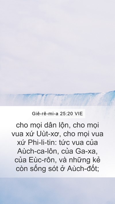 Giê-rê-mi-a 25:20 VIE Bible Verse Image
