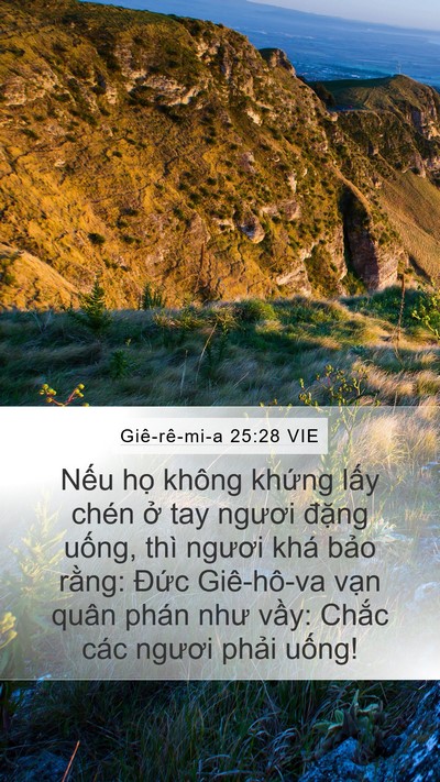Giê-rê-mi-a 25:28 VIE Bible Verse Image