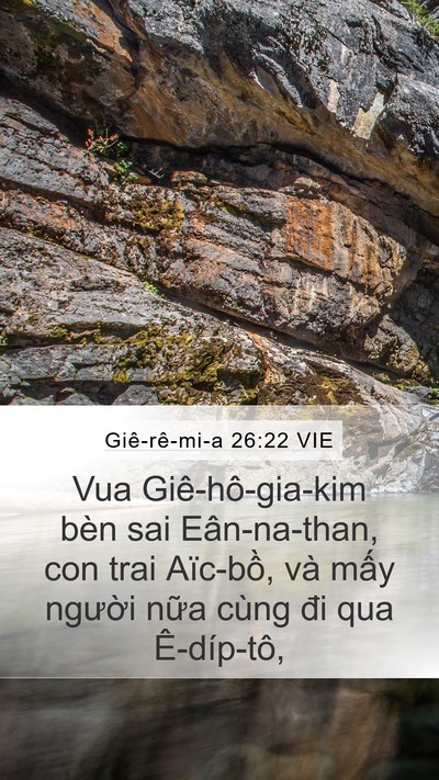 Giê-rê-mi-a 26:22 VIE Bible Verse Image