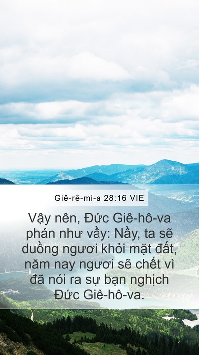 Giê-rê-mi-a 28:16 VIE Bible Verse Image
