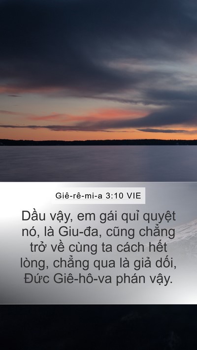 Giê-rê-mi-a 3:10 VIE Bible Verse Image
