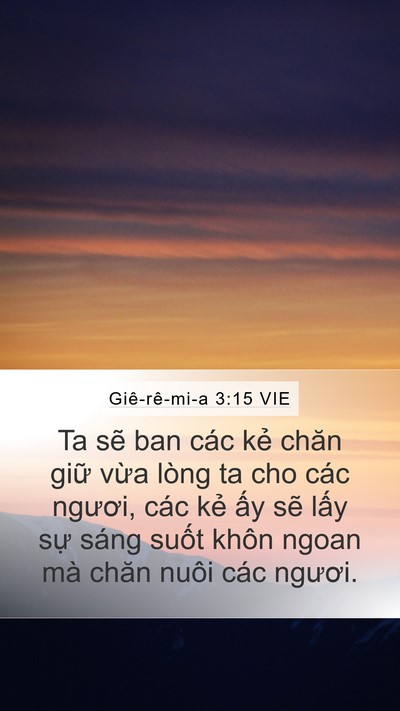 Giê-rê-mi-a 3:15 VIE Bible Verse Image