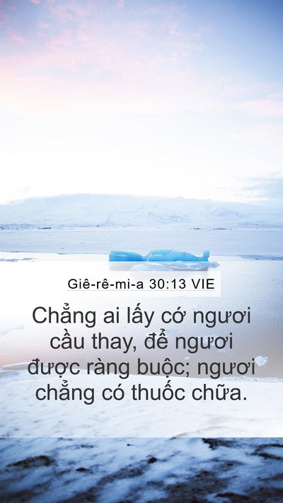 Giê-rê-mi-a 30:13 VIE Bible Verse Image