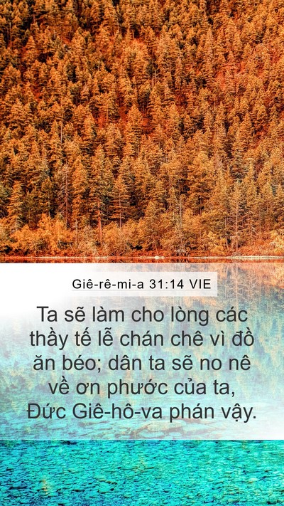 Giê-rê-mi-a 31:14 VIE Bible Verse Image
