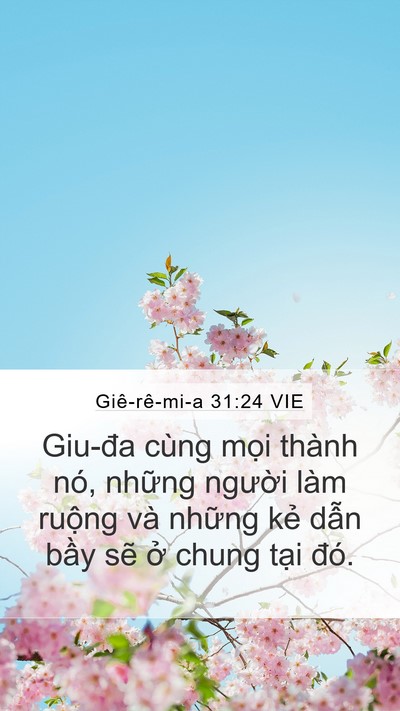 Giê-rê-mi-a 31:24 VIE Bible Verse Image