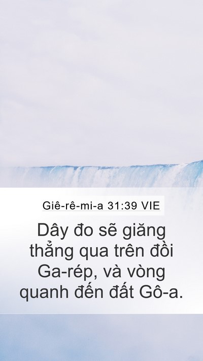 Giê-rê-mi-a 31:39 VIE Bible Verse Image