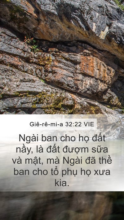 Giê-rê-mi-a 32:22 VIE Bible Verse Image