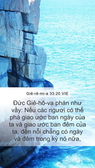 Giê-rê-mi-a 33:20 VIE Bible Verse Image