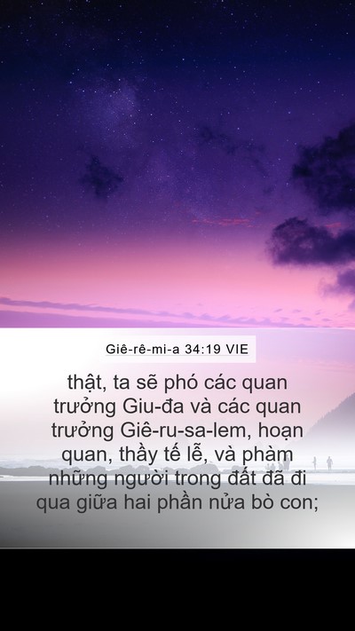 Giê-rê-mi-a 34:19 VIE Bible Verse Image