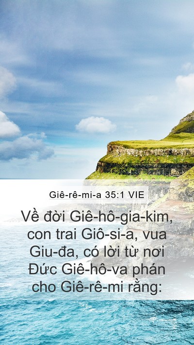 Giê-rê-mi-a 35:1 VIE Bible Verse Image