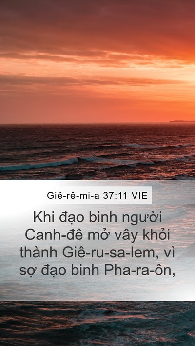 Giê-rê-mi-a 37:11 VIE Bible Verse Image