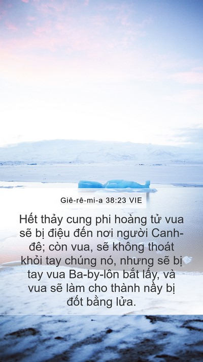 Giê-rê-mi-a 38:23 VIE Bible Verse Image