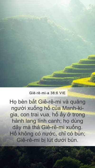 Giê-rê-mi-a 38:6 VIE Bible Verse Image