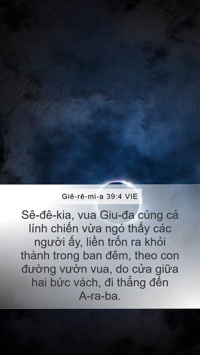 Giê-rê-mi-a 39:4 VIE Bible Verse Image