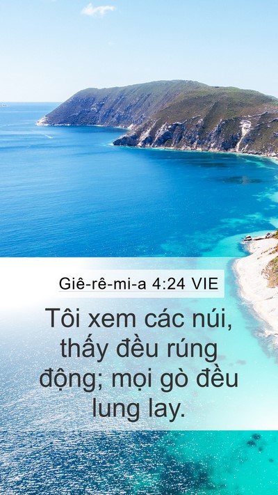 Giê-rê-mi-a 4:24 VIE Bible Verse Image