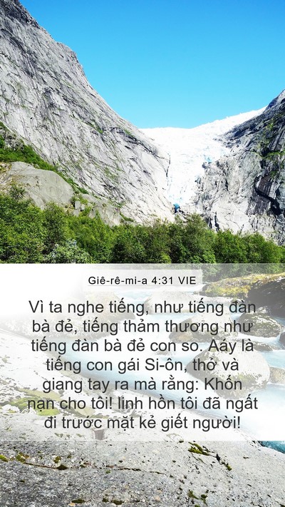Giê-rê-mi-a 4:31 VIE Bible Verse Image