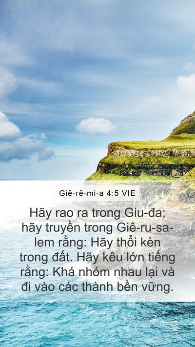 Giê-rê-mi-a 4:5 VIE Bible Verse Image