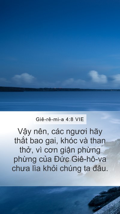 Giê-rê-mi-a 4:8 VIE Bible Verse Image