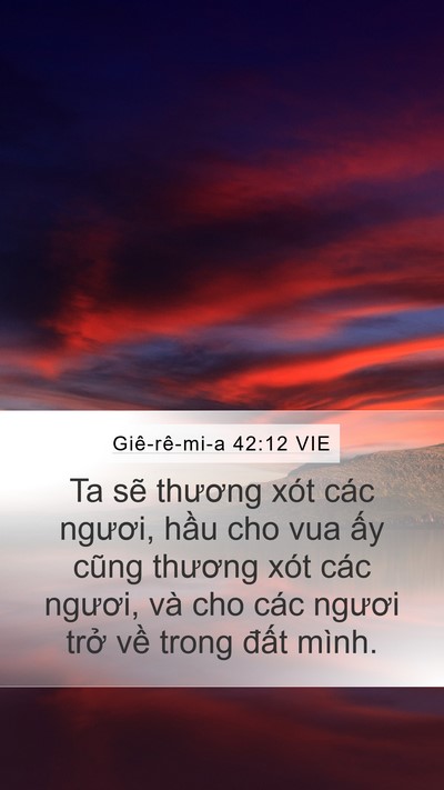 Giê-rê-mi-a 42:12 VIE Bible Verse Image