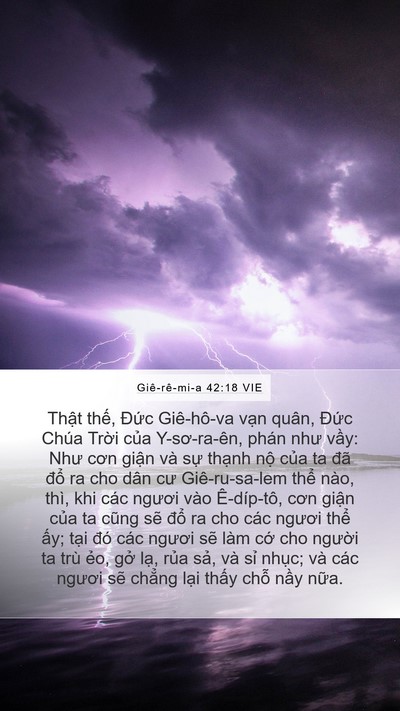 Giê-rê-mi-a 42:18 VIE Bible Verse Image