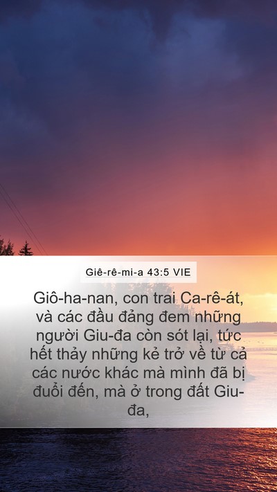 Giê-rê-mi-a 43:5 VIE Bible Verse Image