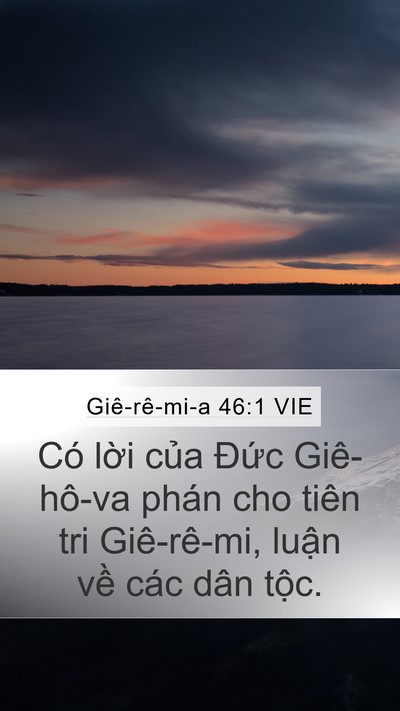 Giê-rê-mi-a 46:1 VIE Bible Verse Image