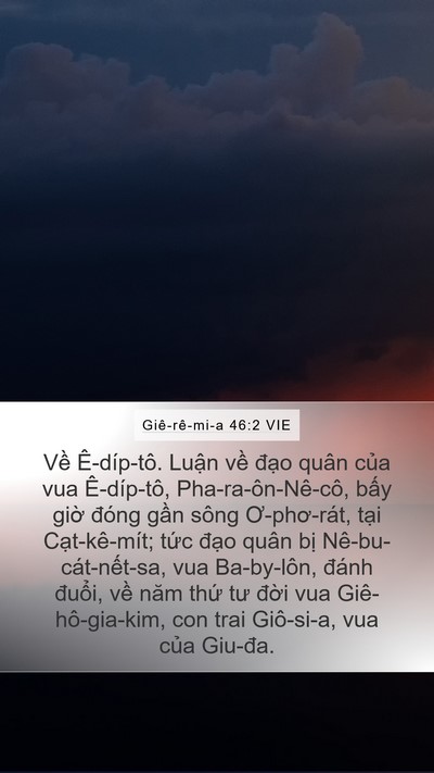Giê-rê-mi-a 46:2 VIE Bible Verse Image