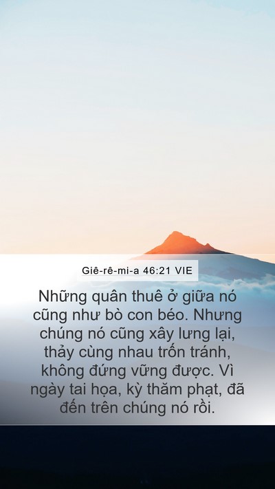 Giê-rê-mi-a 46:21 VIE Bible Verse Image