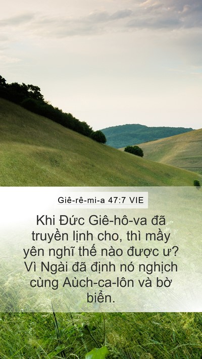 Giê-rê-mi-a 47:7 VIE Bible Verse Image
