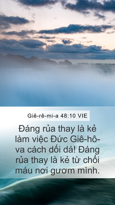 Giê-rê-mi-a 48:10 VIE Bible Verse Image