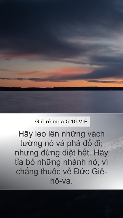 Giê-rê-mi-a 5:10 VIE Bible Verse Image