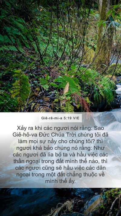 Giê-rê-mi-a 5:19 VIE Bible Verse Image