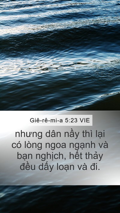 Giê-rê-mi-a 5:23 VIE Bible Verse Image