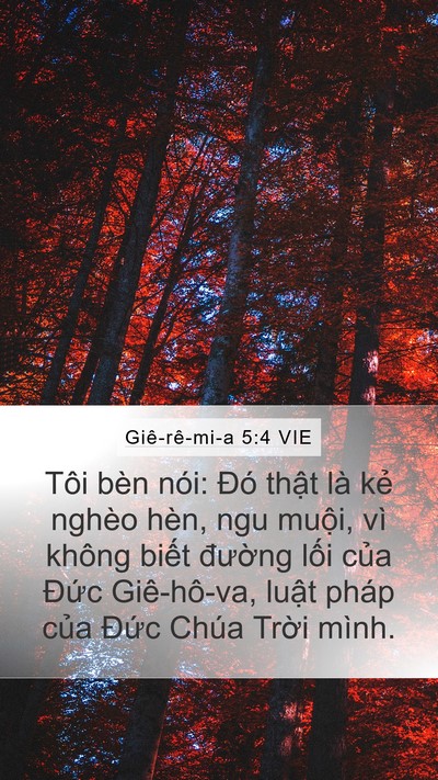 Giê-rê-mi-a 5:4 VIE Bible Verse Image