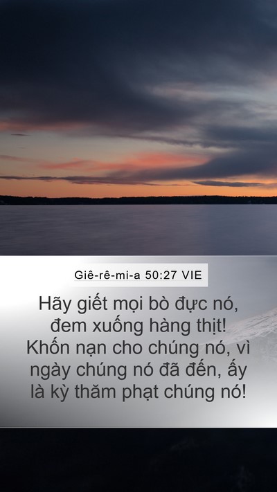 Giê-rê-mi-a 50:27 VIE Bible Verse Image