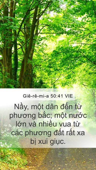 Giê-rê-mi-a 50:41 VIE Bible Verse Image