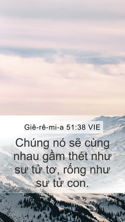 Giê-rê-mi-a 51:38 VIE Bible Verse Image