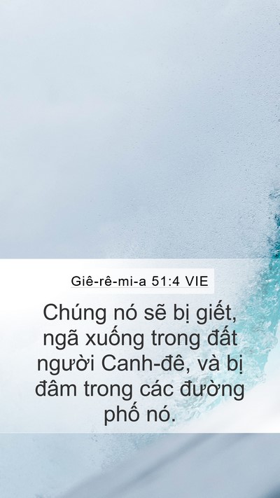 Giê-rê-mi-a 51:4 VIE Bible Verse Image