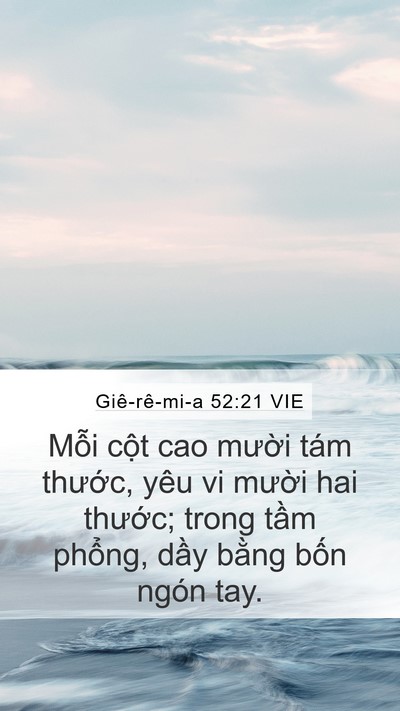 Giê-rê-mi-a 52:21 VIE Bible Verse Image